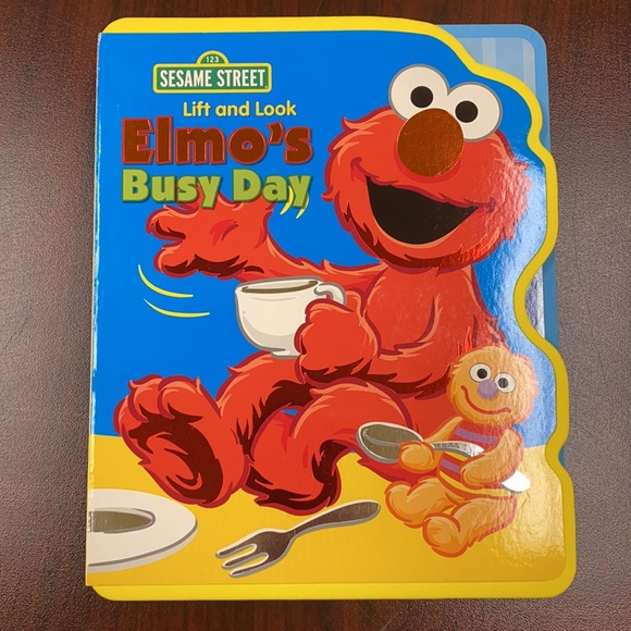 Sesame Street Elmo's Lift & Look Books - Picture 2 of 3